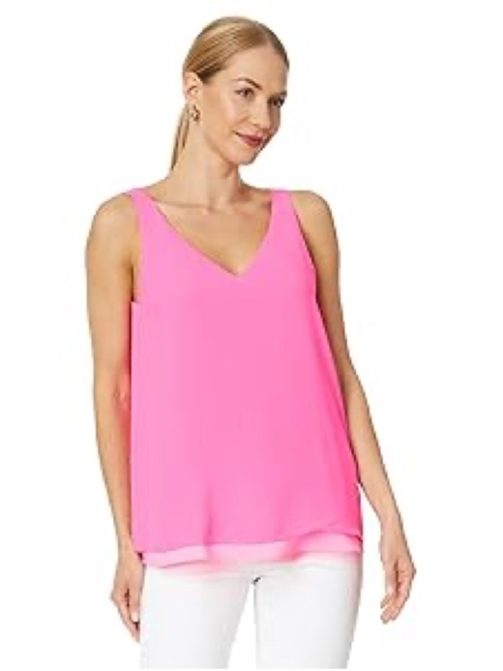 NWOT Lilly Pulitzer Florin Sleeveless V-Neck Top for Women sz XL